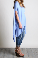 Serenity Piko Asymmetrical Poncho - DEV!  - 2