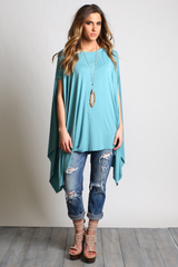 Paloma Piko Asymmetrical Poncho - DEV!  - 4