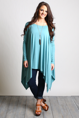 Paloma Piko Long Sleeve Drape Tunic - DEV!  - 4