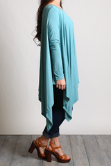 Paloma Piko Long Sleeve Drape Tunic - DEV!  - 2