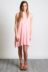 Rose Quartz Piko Mock Neck Tunic - DEV!  - 4