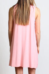 Rose Quartz Piko Mock Neck Tunic - DEV!  - 3