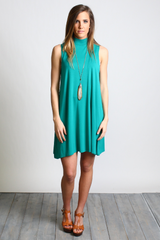 Green Piko Mock Neck Tunic - DEV!  - 4