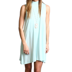 Mint Piko Mock Neck Tunic - DEV!  - 1