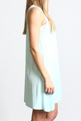 Mint Piko Mock Neck Tunic - DEV!  - 2