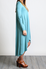 Paloma Piko Long Sleeve High Low Dress - DEV!  - 2