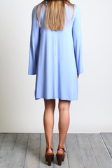 Serenity Piko Keyhole Bell Sleeve Dress - DEV!  - 3