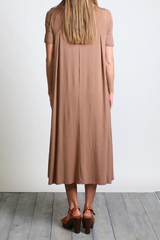 Mocha Piko High Low Dress - DEV!  - 3