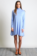 Serenity Piko Turtleneck Swing Dress - DEV!  - 4