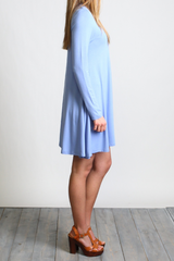 Serenity Piko Turtleneck Swing Dress - DEV!  - 2
