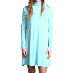 Limpet Shell Piko Turtleneck Swing Dress - DEV!  - 1