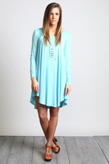 Limpet Shell Piko Scoop Neck Dress - DEV!  - 4