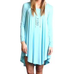 Limpet Shell Piko Scoop Neck Dress - DEV!  - 1