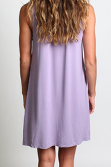 Lilac Gray Piko Mock Neck Tunic - DEV!  - 3