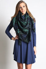 Navy Piko Scoop Neck Dress - DEV!  - 4