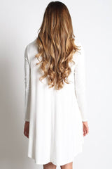Off White Piko Scoop Neck Dress - DEV!  - 3
